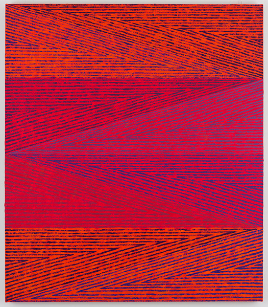 Orange and violet Triangles, 2015