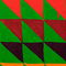 thumbnail of Untitled (green triangles), 2007. oil on canvas, 30 x 24